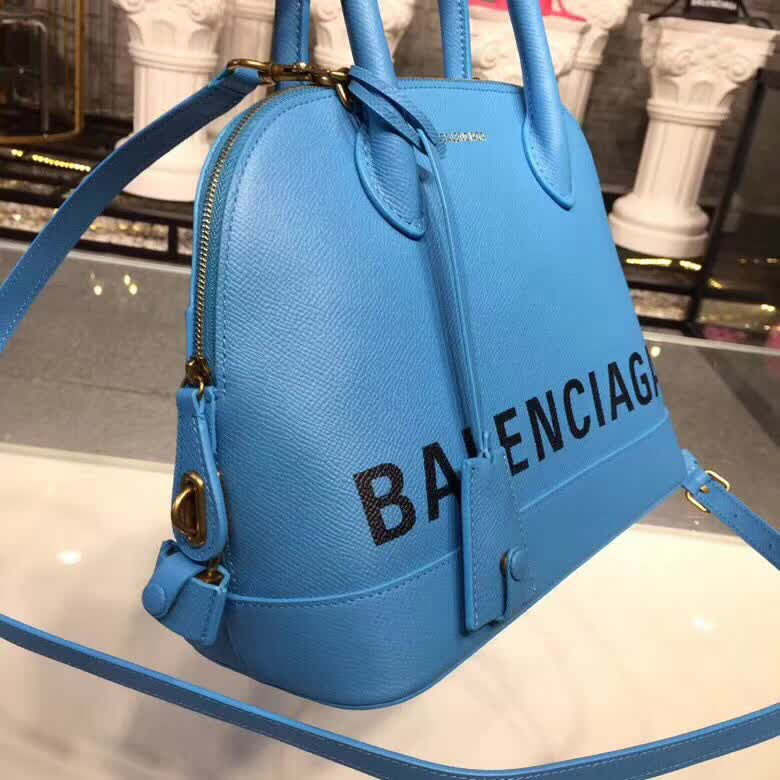 BALENCIAG巴黎世家 18SS系列中號貝殼包 十字紋小牛皮 亦可斜挎手提  BL1663